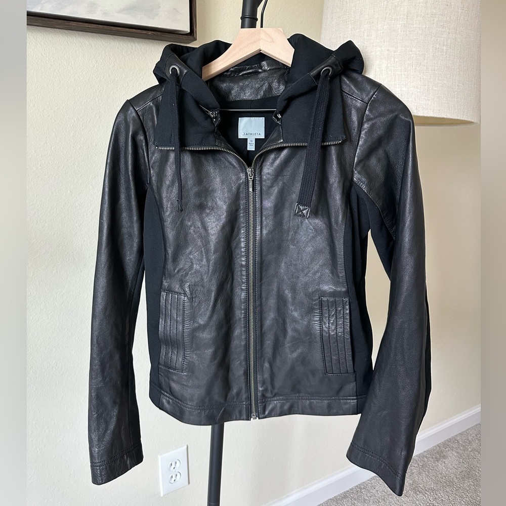 Athleta Strut Leather Jacket